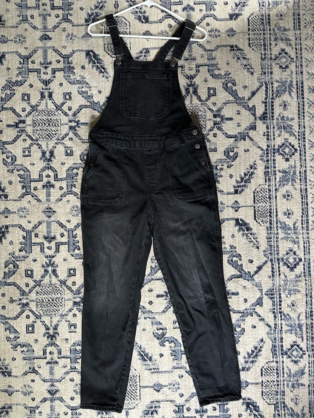 Black Denim Women's Overalls